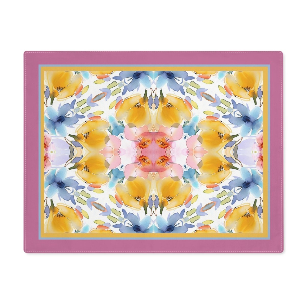 Oval Floral Bloom | Placemat - Cotton Twill Placemat - Piccolo Fiore Prints