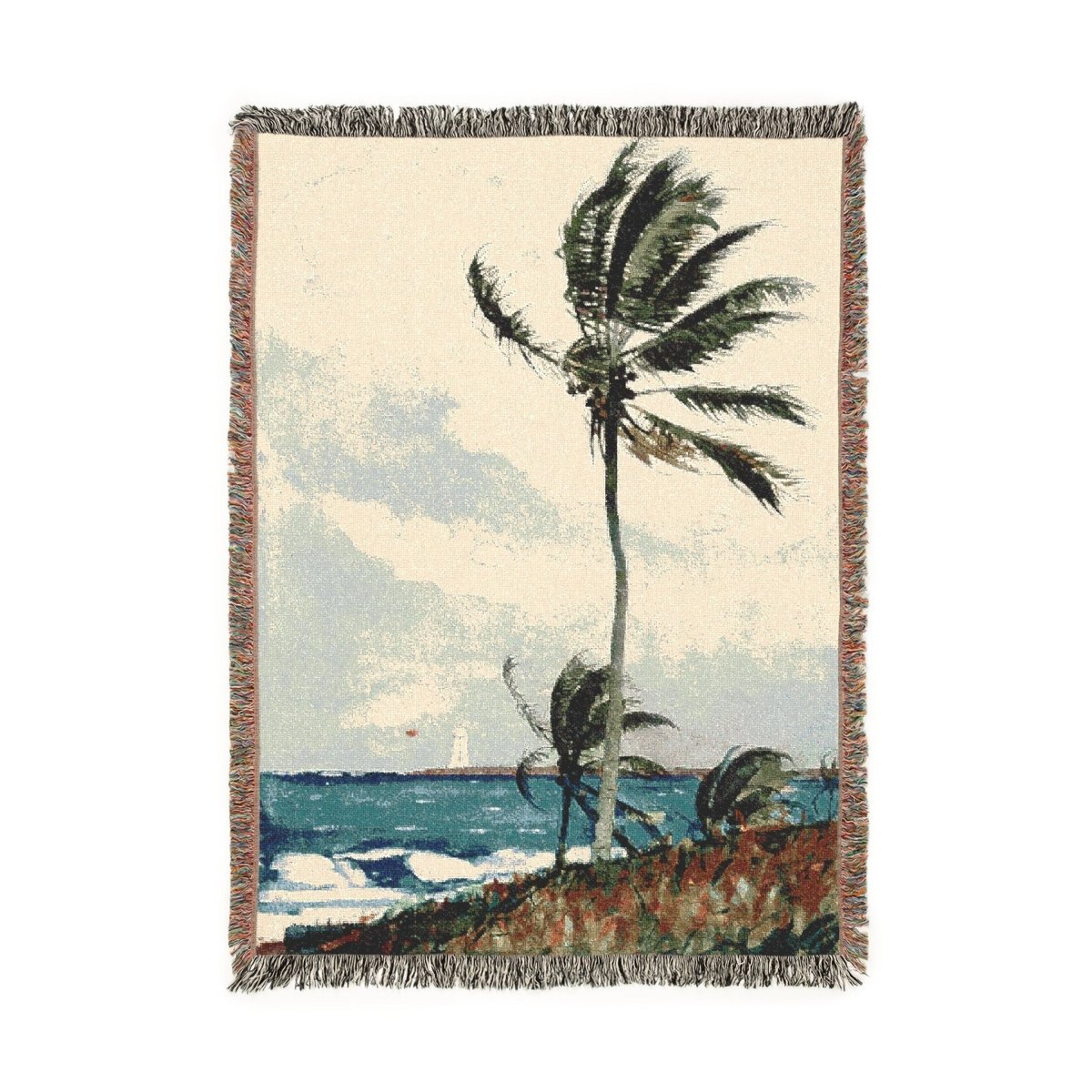 Palm Trees | Woven Blanket - Woven Blanket - Piccolo Fiore Prints