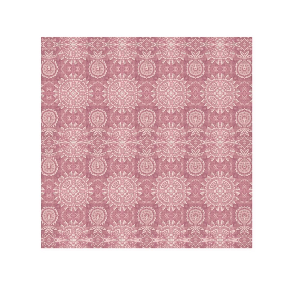 Paloma Flowers and Pineapples in Dusky Rose Pink | Face Towel - Face Towel - Piccolo Fiore Prints