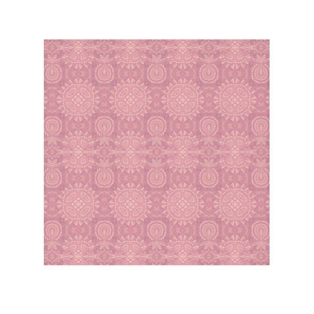 Paloma Flowers and Pineapples in Rose Pink and Cream | Face Towel - Face Towel - Piccolo Fiore Prints
