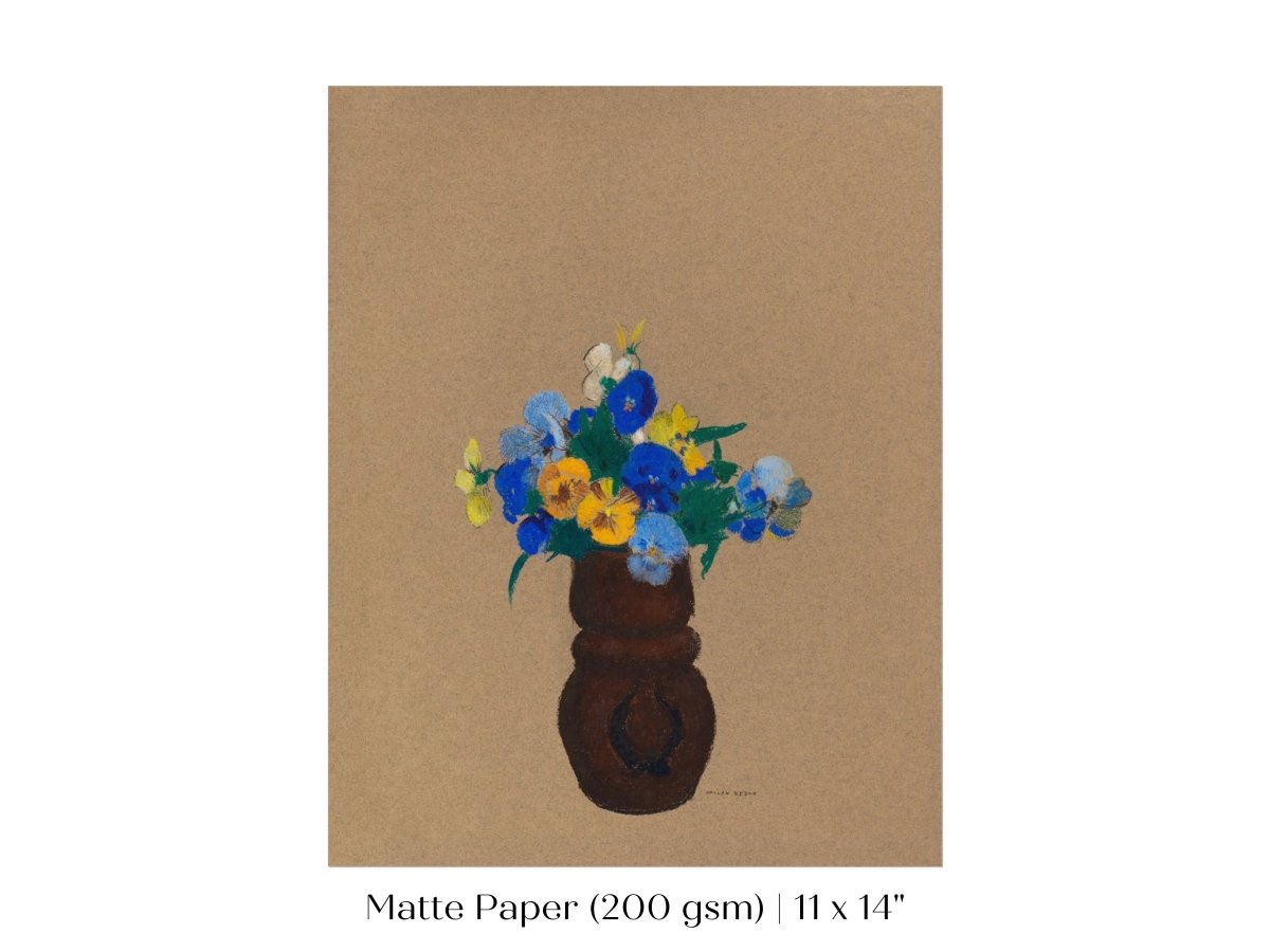 Pansies | P104 - Single Art Prints - Piccolo Fiore Prints