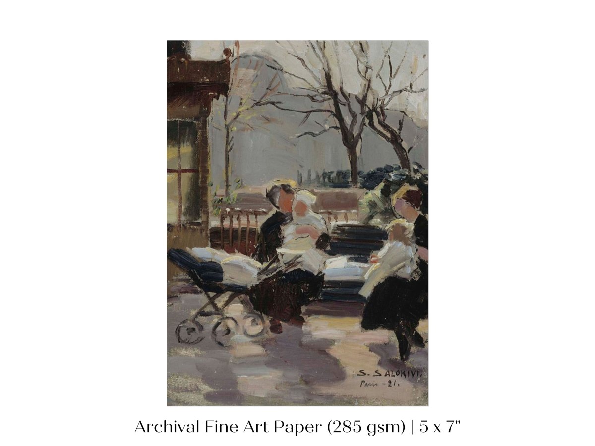 Park in Paris | P439 - Single Art Prints - Piccolo Fiore Prints