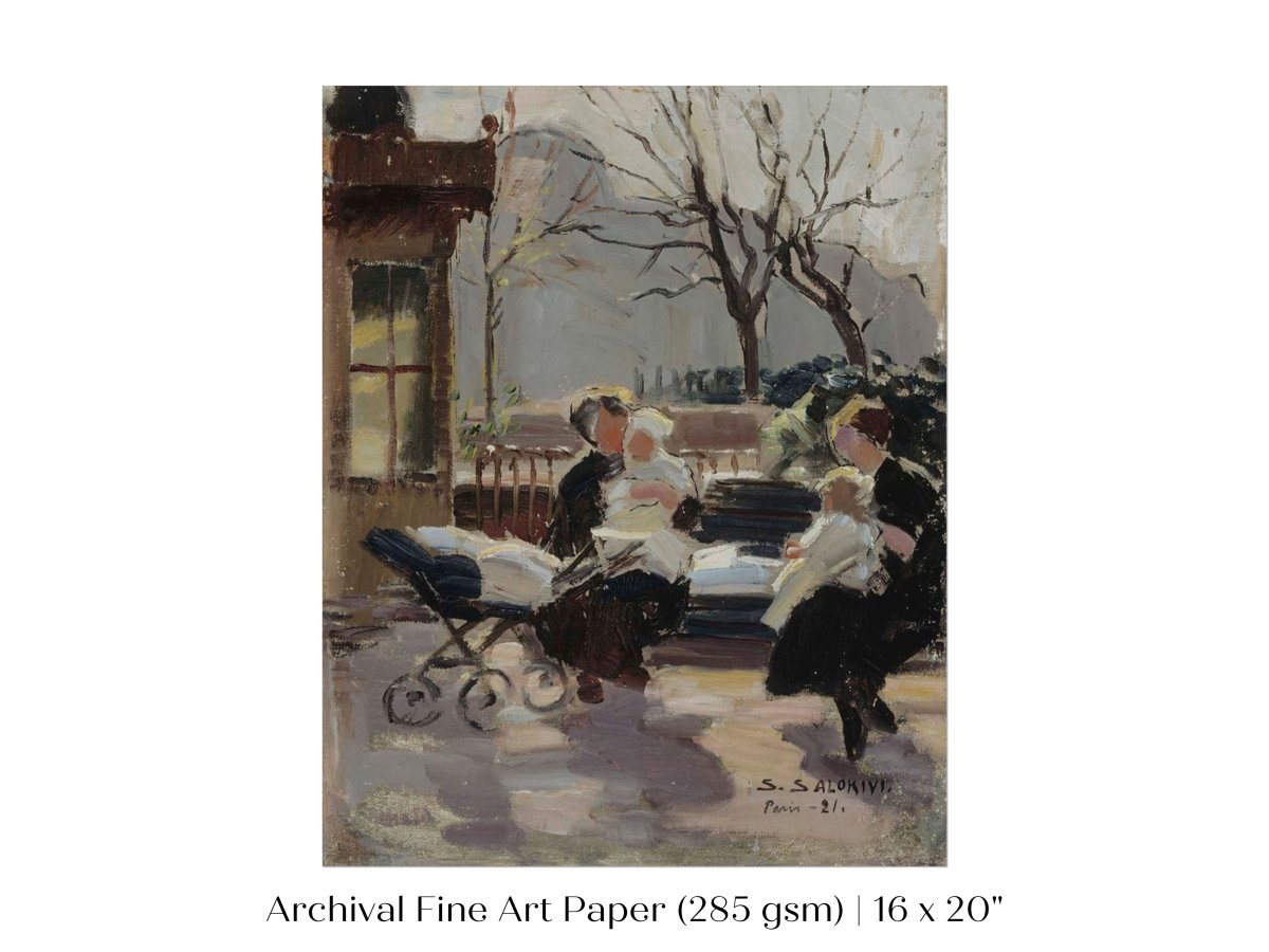 Park in Paris | P439 - Single Art Prints - Piccolo Fiore Prints