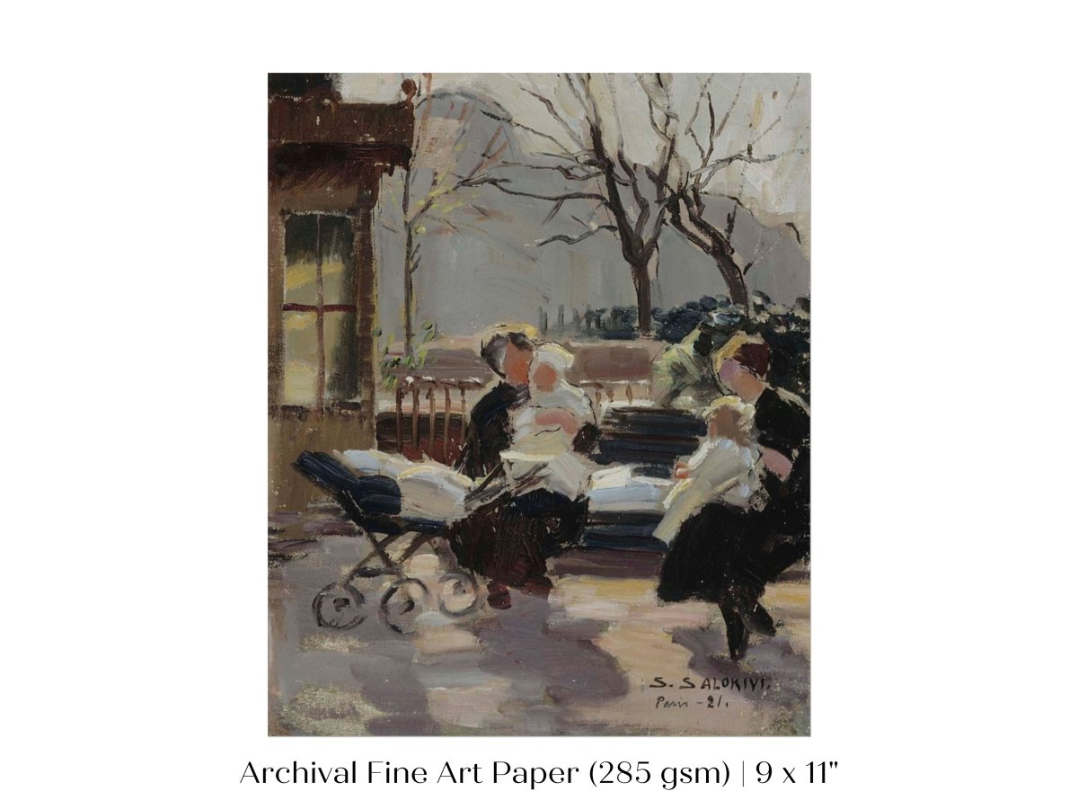 Park in Paris | P439 - Single Art Prints - Piccolo Fiore Prints