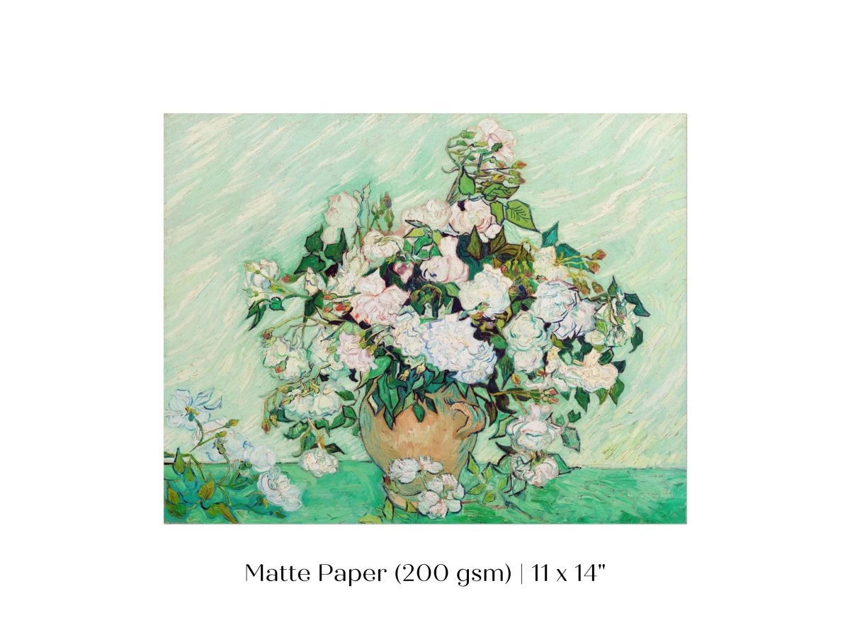 Pastel Green Roses | P40 - Single Art Prints - Piccolo Fiore Prints