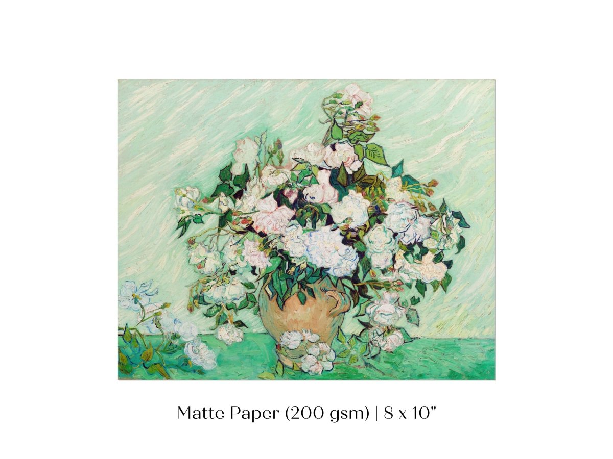 Pastel Green Roses | P40 - Single Art Prints - Piccolo Fiore Prints