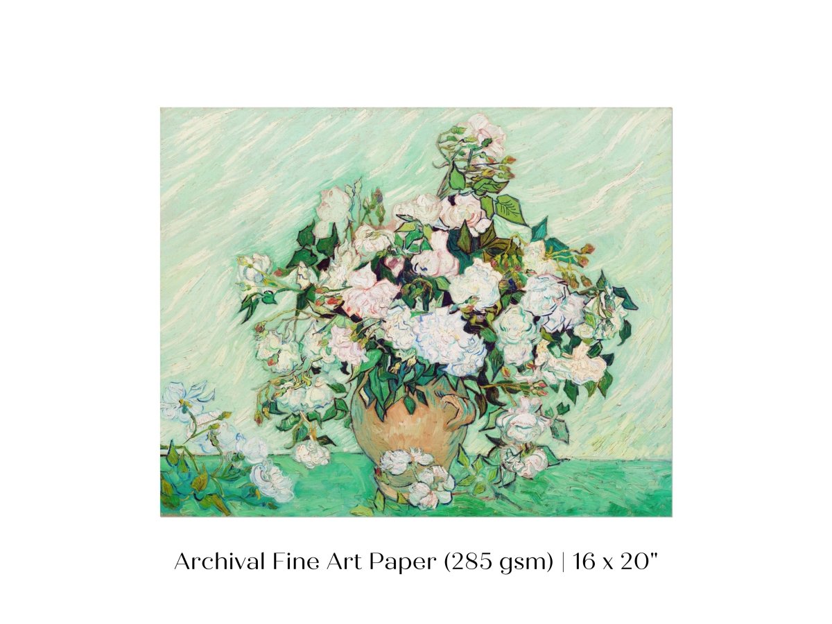 Pastel Green Roses | P40 - Single Art Prints - Piccolo Fiore Prints