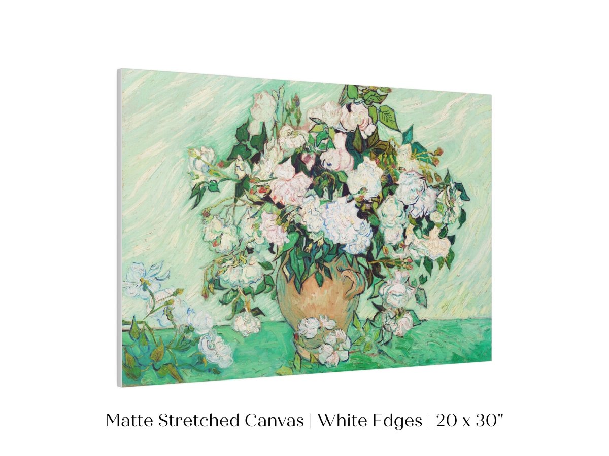 Pastel Green Roses | P40 - Single Art Prints - Piccolo Fiore Prints