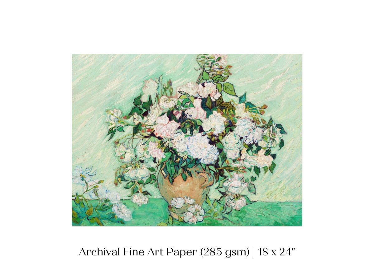 Pastel Green Roses | P40 - Single Art Prints - Piccolo Fiore Prints