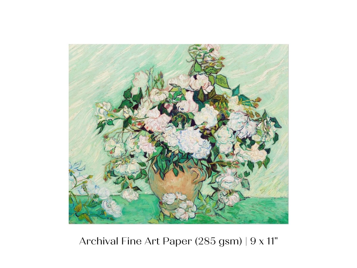 Pastel Green Roses | P40 - Single Art Prints - Piccolo Fiore Prints