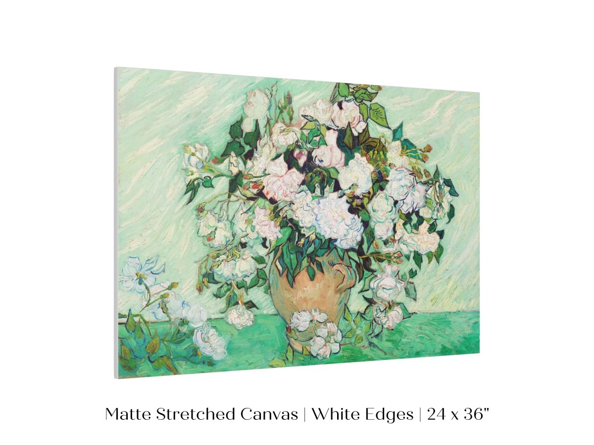 Pastel Green Roses | P40 - Single Art Prints - Piccolo Fiore Prints