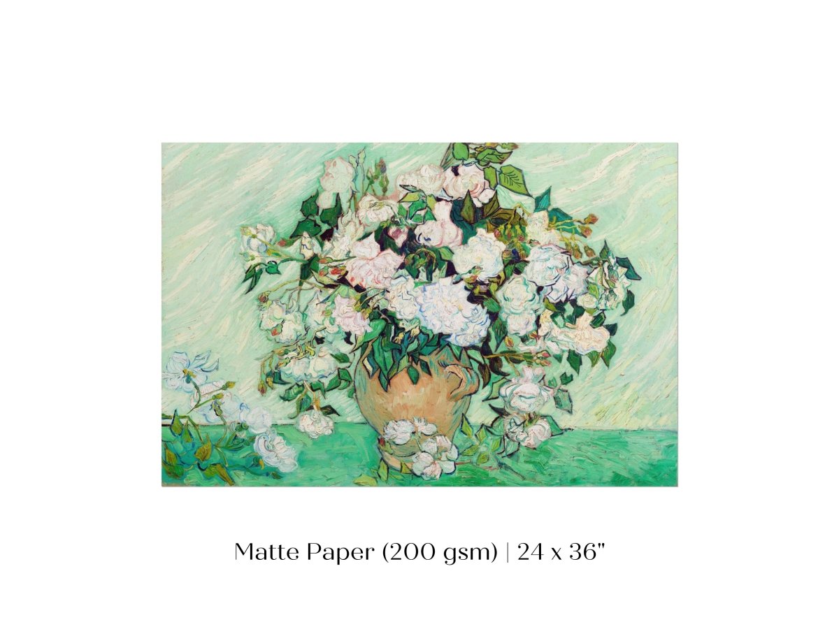 Pastel Green Roses | P40 - Single Art Prints - Piccolo Fiore Prints
