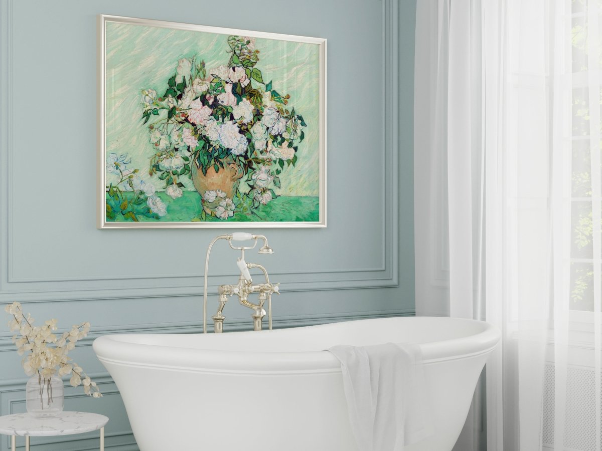 Pastel Green Roses | P40 - Single Art Prints - Piccolo Fiore Prints