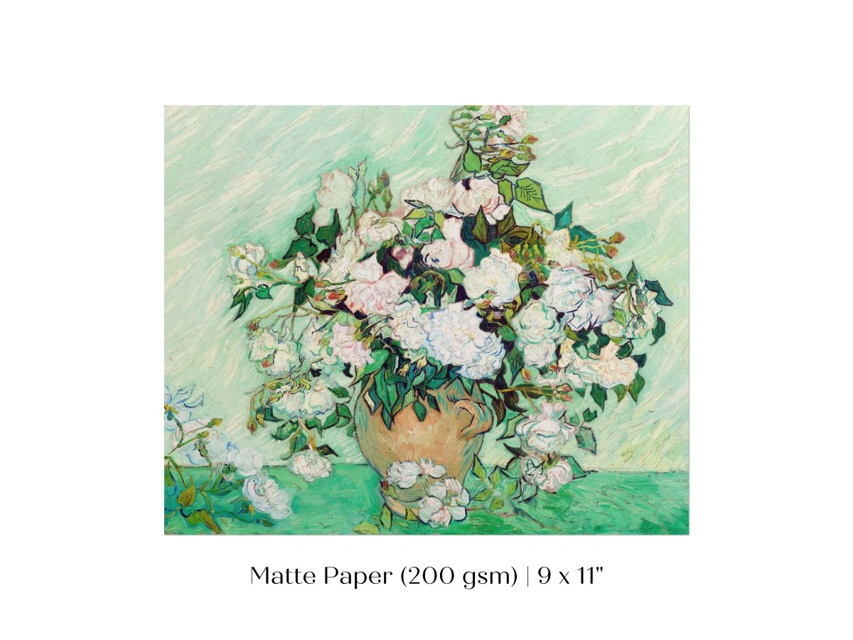 Pastel Green Roses | P40 - Single Art Prints - Piccolo Fiore Prints