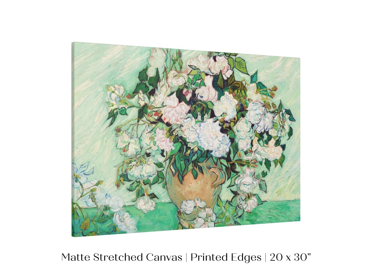 Pastel Green Roses | P40 - Single Art Prints - Piccolo Fiore Prints