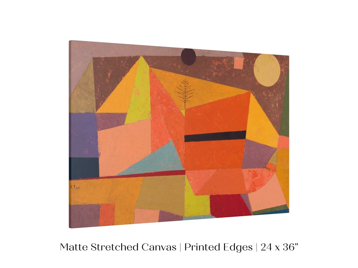 Paul Klee | Joyful Mountain Landscape | P244 - Single Art Prints - Piccolo Fiore Prints