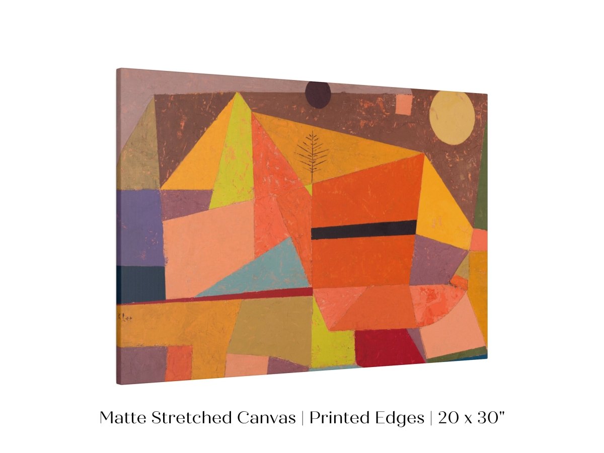 Paul Klee | Joyful Mountain Landscape | P244 - Single Art Prints - Piccolo Fiore Prints