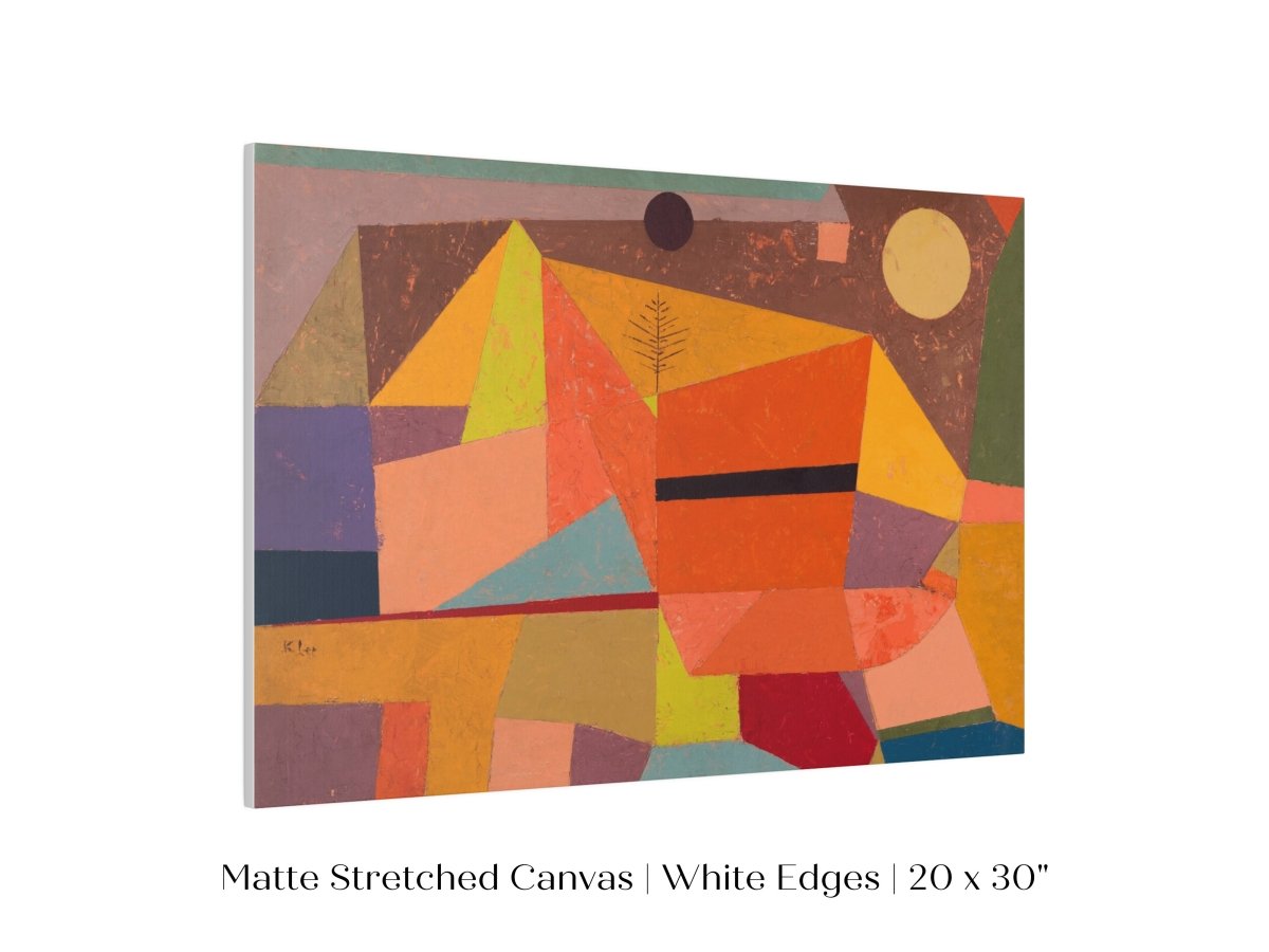 Paul Klee | Joyful Mountain Landscape | P244 - Single Art Prints - Piccolo Fiore Prints