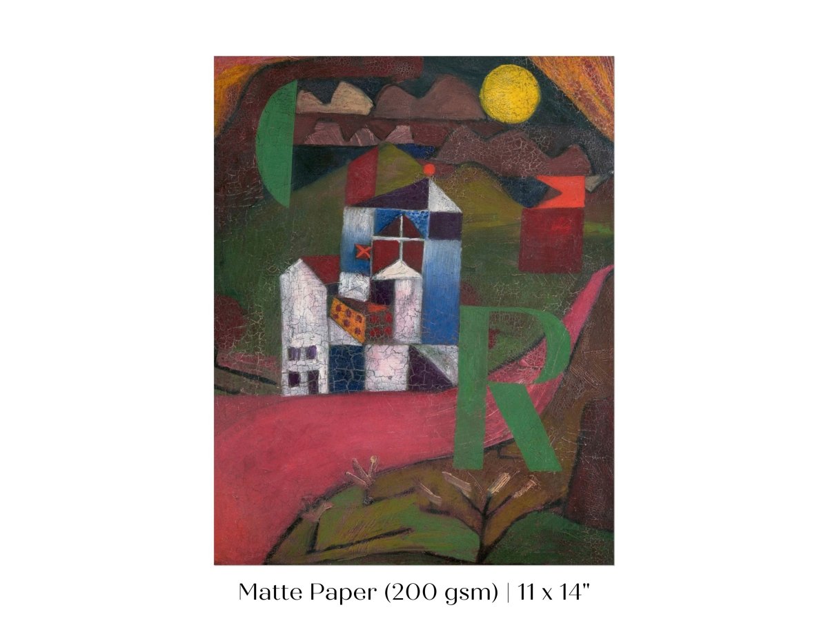 Paul Klee | Villa R | P293 - Single Art Prints - Piccolo Fiore Prints