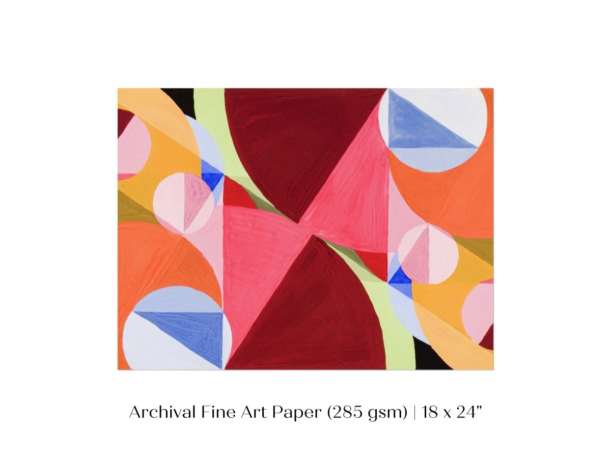 Perpendiculars | P294 - Single Art Prints - Piccolo Fiore Prints