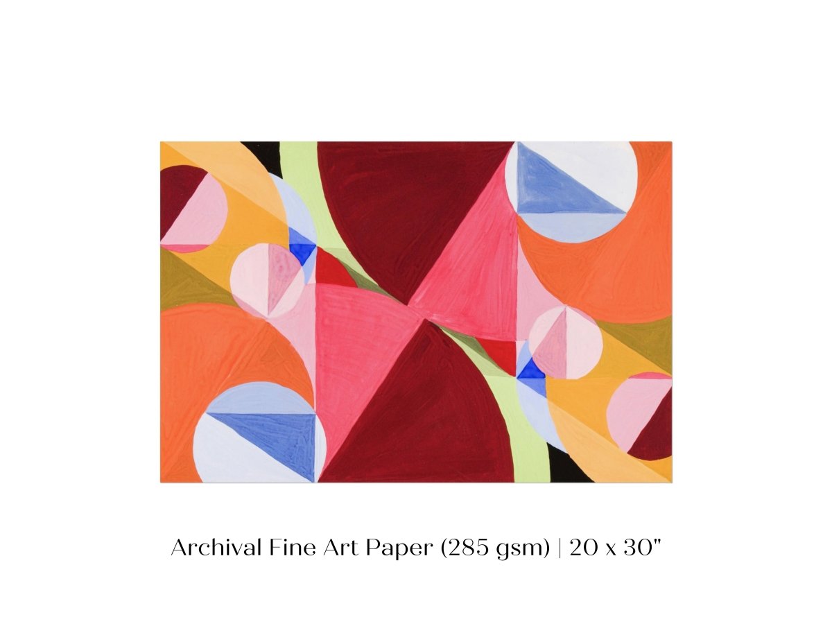 Perpendiculars | P294 - Single Art Prints - Piccolo Fiore Prints