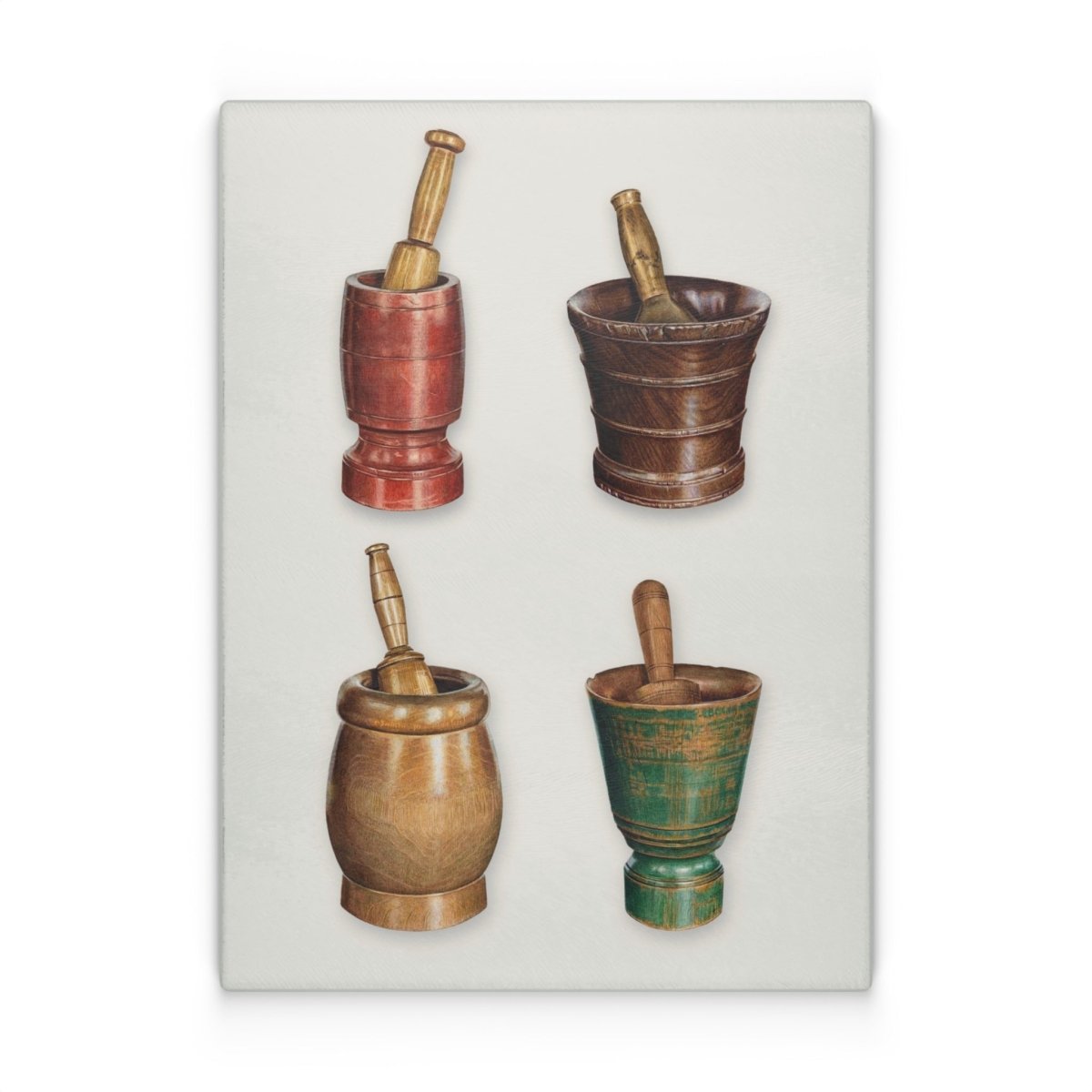 Pestles and Mortars | Glass Chopping Board - Glass Chopping Board - Piccolo Fiore Prints