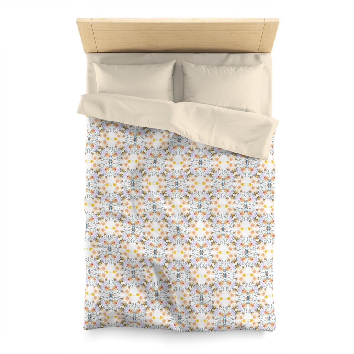 Petals and Blooms | Microfibre Duvet Cover - Microfibre Duvet Cover - Piccolo Fiore Prints
