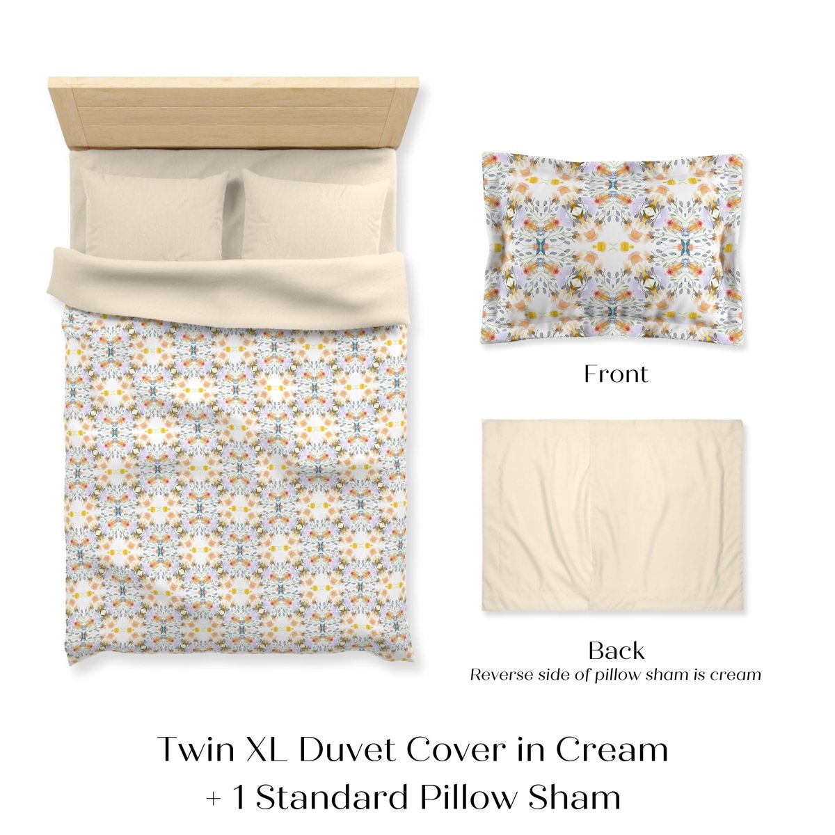 Petals and Blooms | Microfibre Duvet Cover Set - Microfibre Duvet Set - Piccolo Fiore Prints