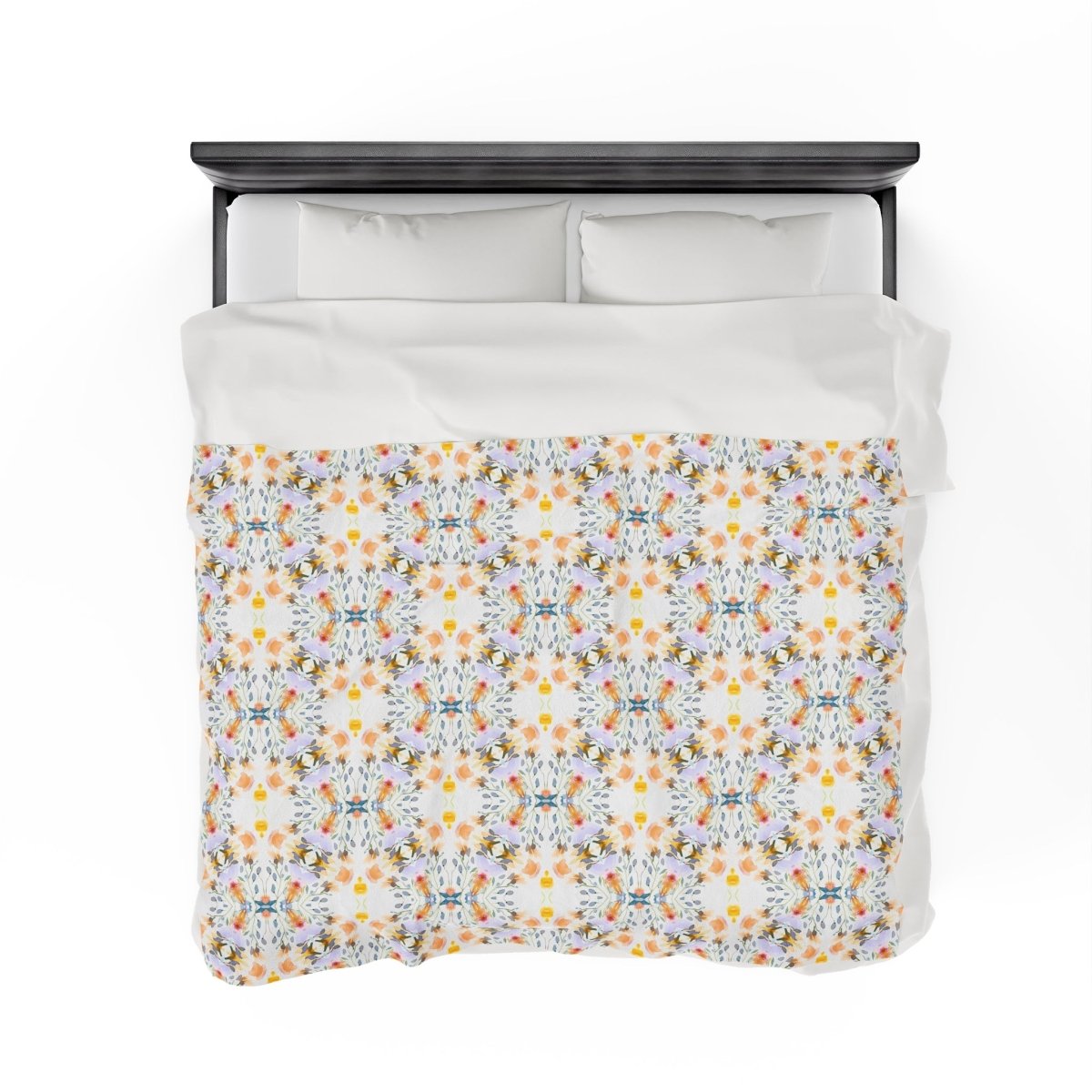 Petals and Blooms | Minky Throw Blanket - Minky Throw Blanket - Piccolo Fiore Prints