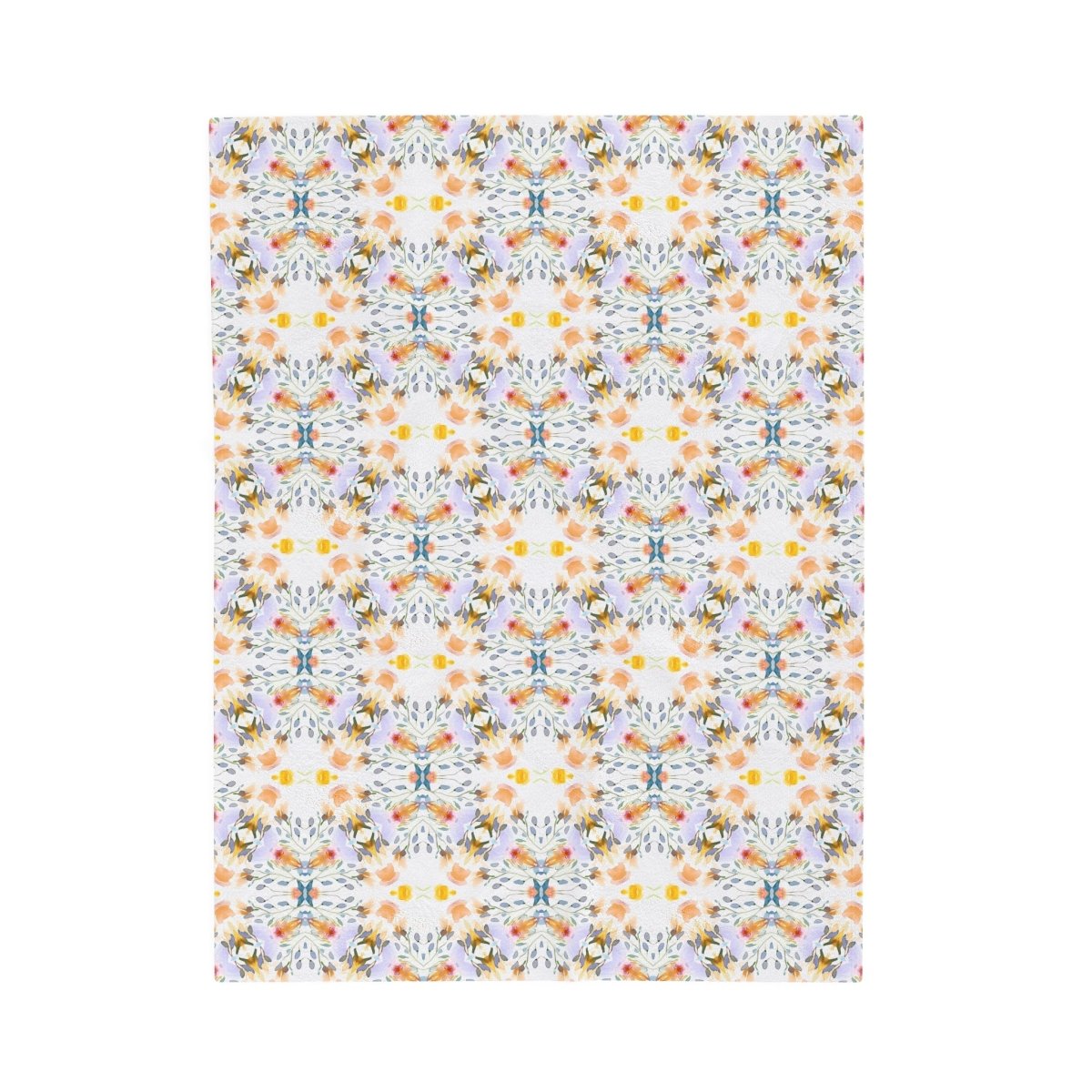 Petals and Blooms | Minky Throw Blanket - Minky Throw Blanket - Piccolo Fiore Prints