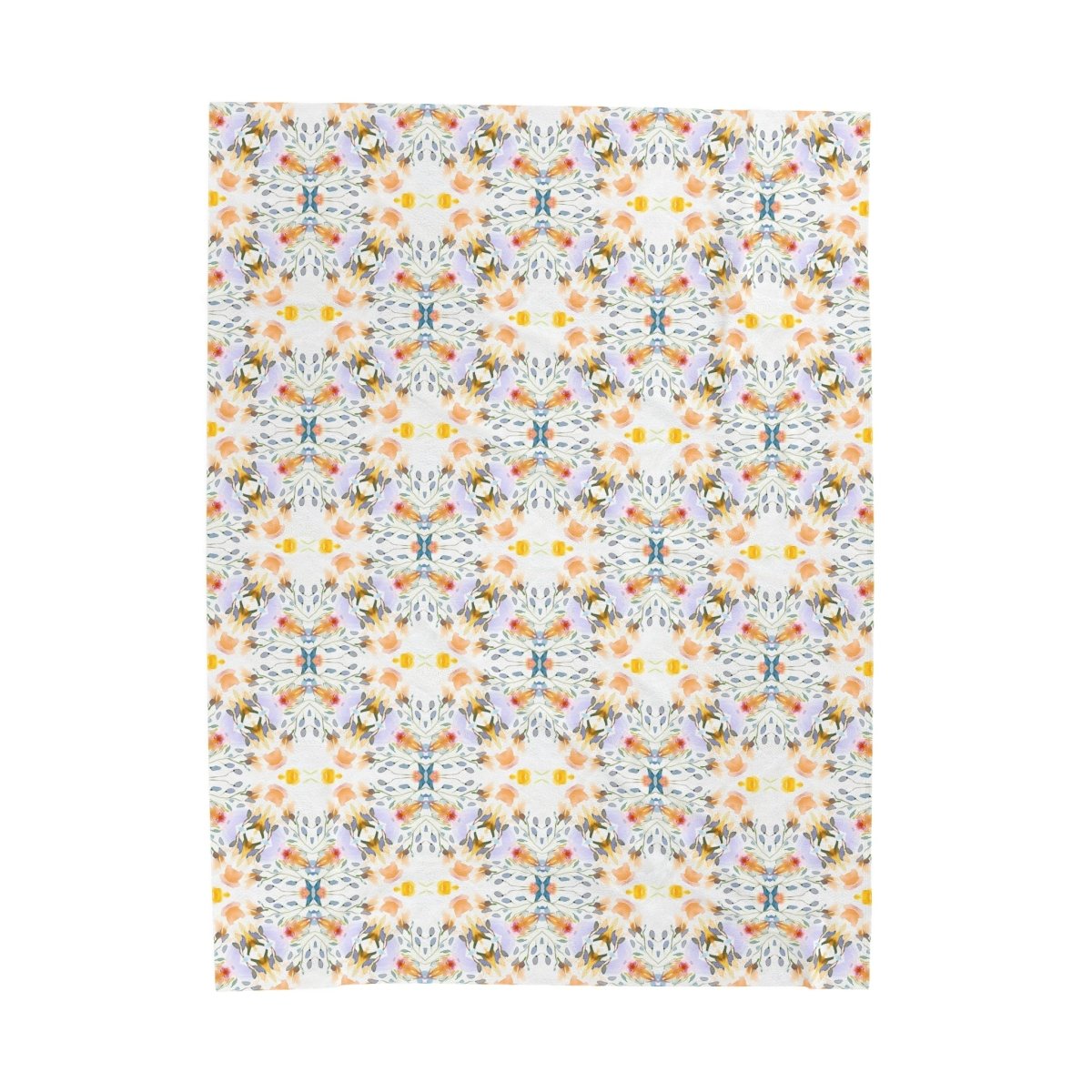 Petals and Blooms | Minky Throw Blanket - Minky Throw Blanket - Piccolo Fiore Prints