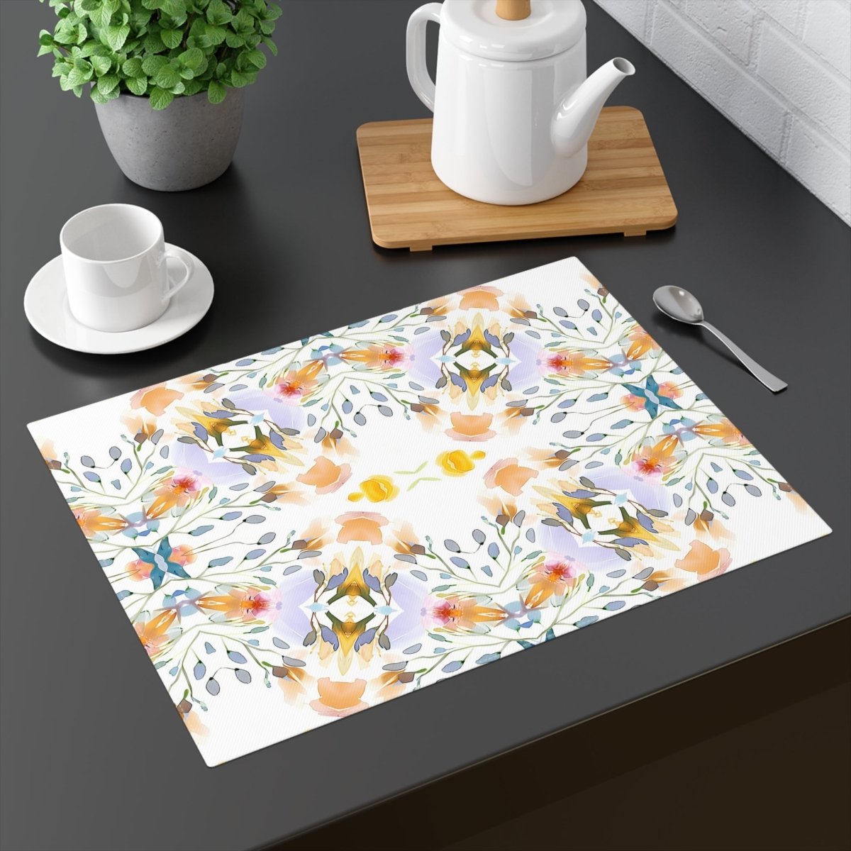 Petals and Blooms | Placemat - Cotton Twill Placemat - Piccolo Fiore Prints