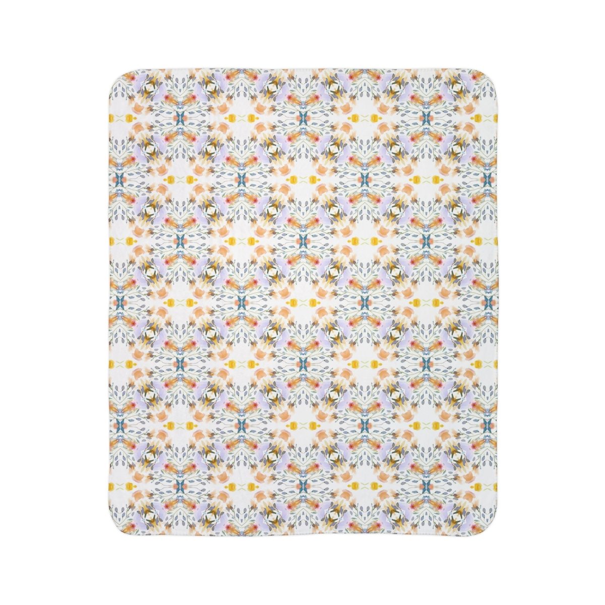 Petals and Blooms | Sherpa Fleece Blanket - Sherpa Fleece Blanket - Piccolo Fiore Prints