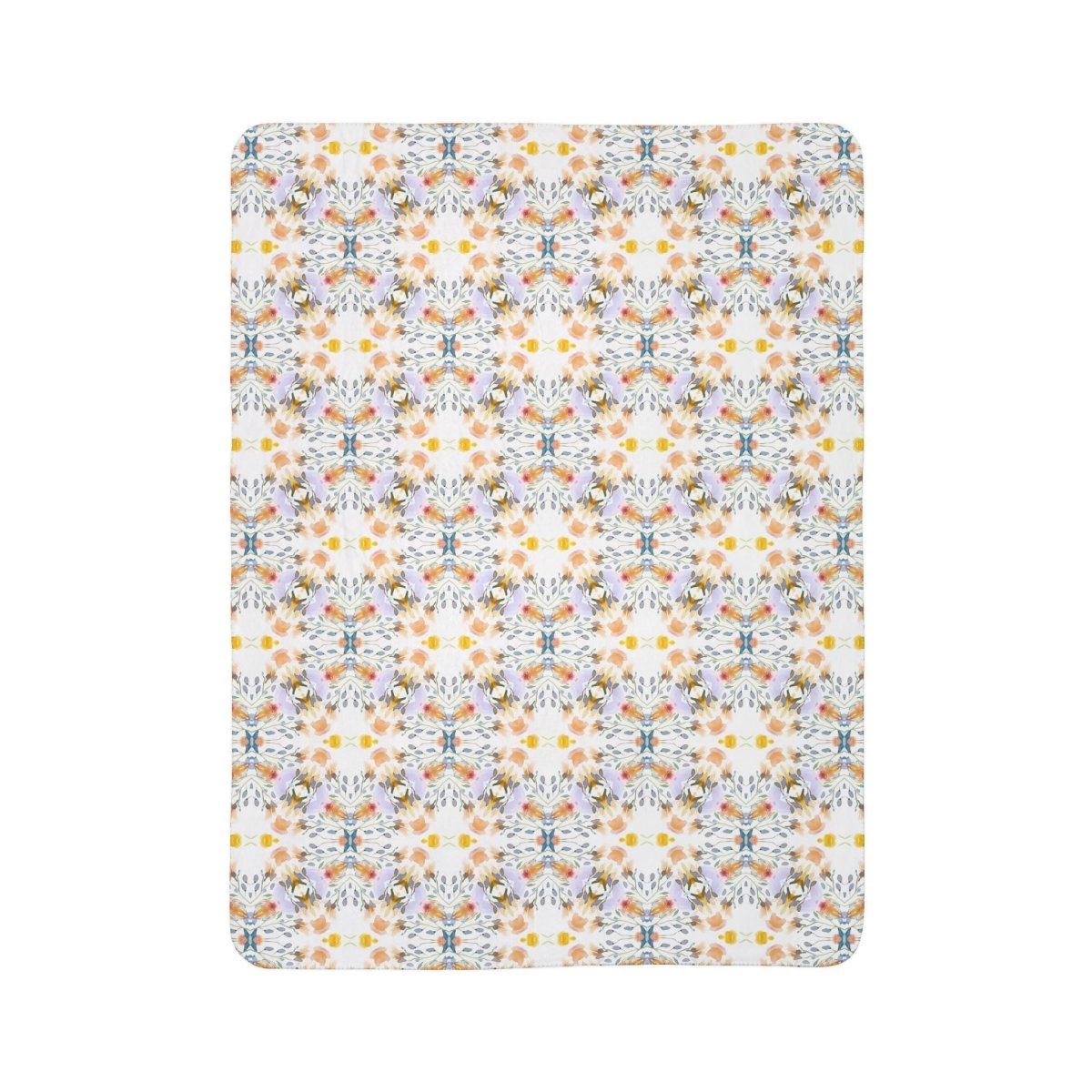Petals and Blooms | Sherpa Fleece Blanket - Sherpa Fleece Blanket - Piccolo Fiore Prints