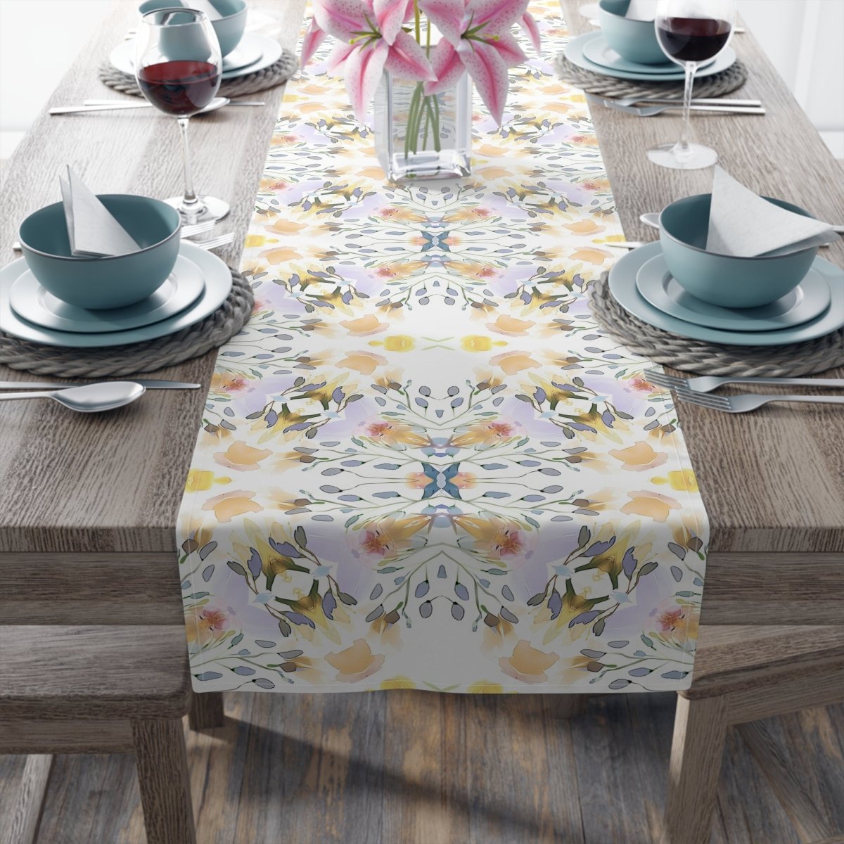 Petals and Blooms | Table Runner - Table Runner - Piccolo Fiore Prints