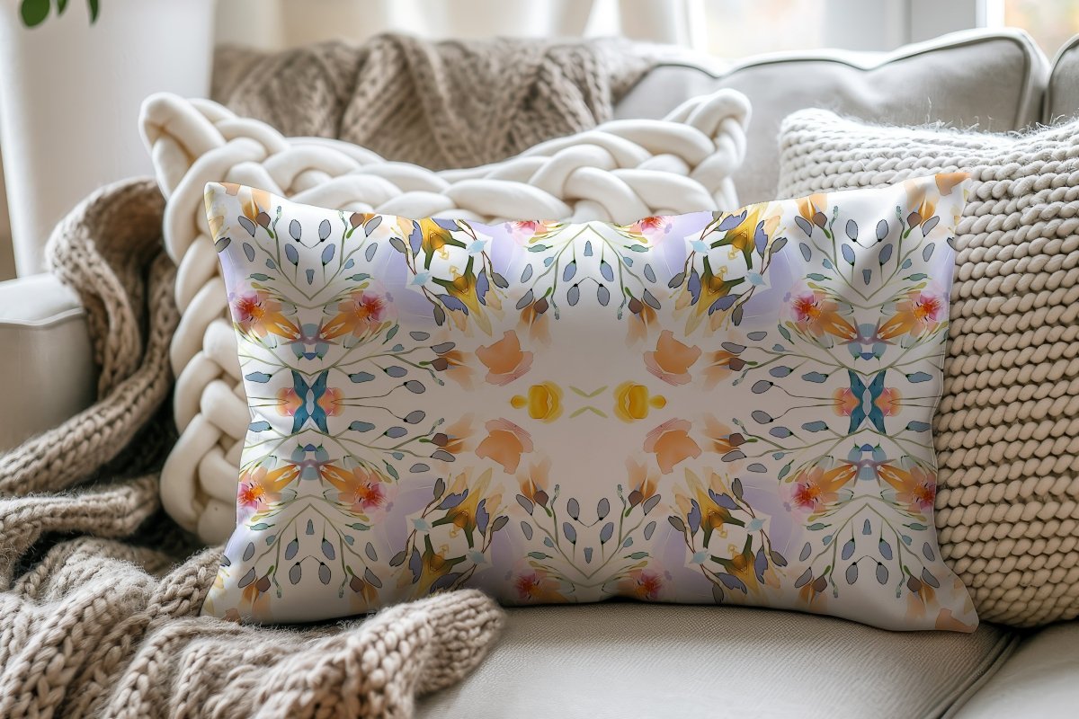 Petals and Blooms | Throw Pillow - Throw Pillow - Piccolo Fiore Prints