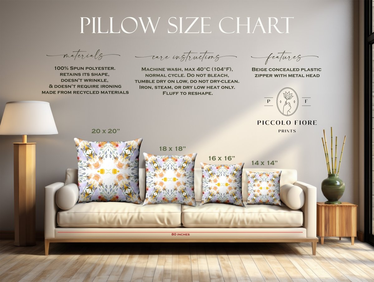 Petals and Blooms | Throw Pillow - Throw Pillow - Piccolo Fiore Prints