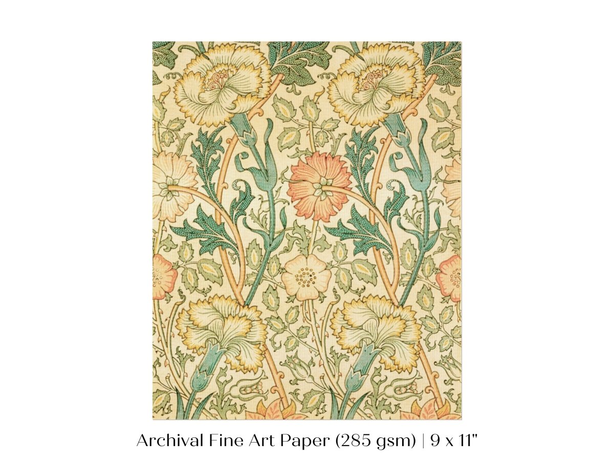 Pink and Rose Pattern | William Morris | P373 - Single Art Prints - Piccolo Fiore Prints
