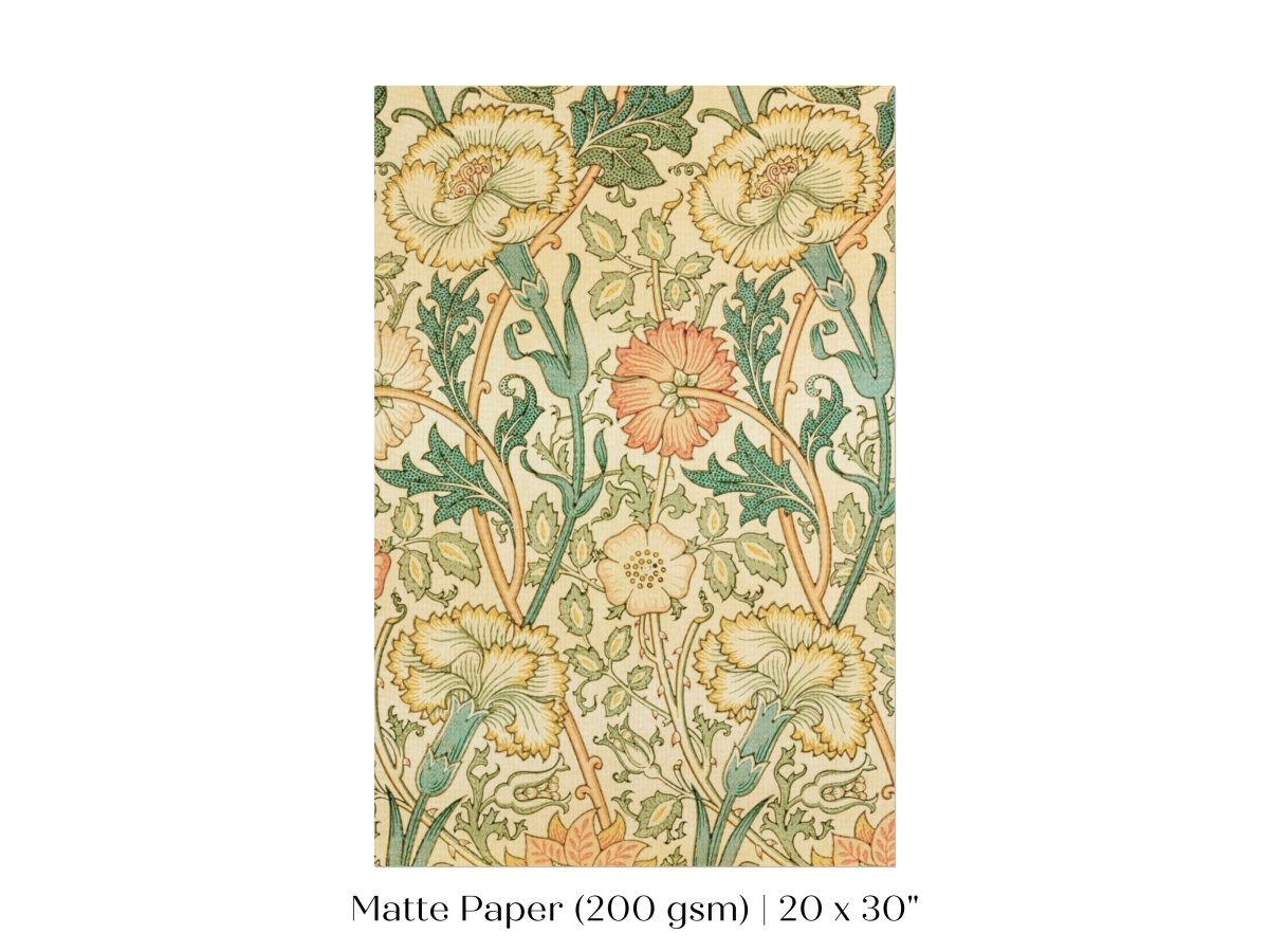 Pink and Rose Pattern | William Morris | P373 - Single Art Prints - Piccolo Fiore Prints