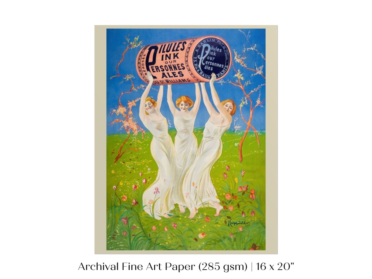 Pink Pills for Pale People | P692 - Single Art Prints - Piccolo Fiore Prints