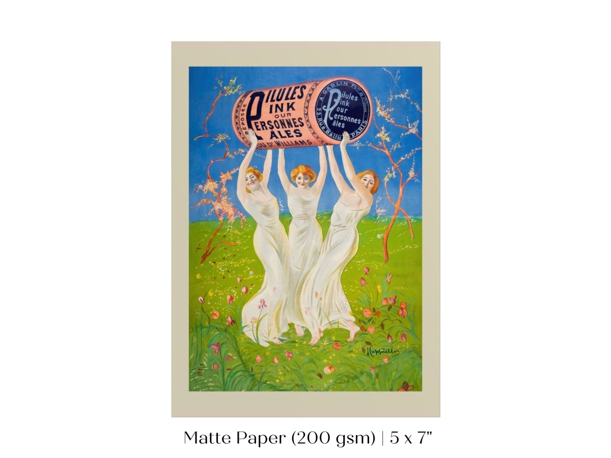 Pink Pills for Pale People | P692 - Single Art Prints - Piccolo Fiore Prints