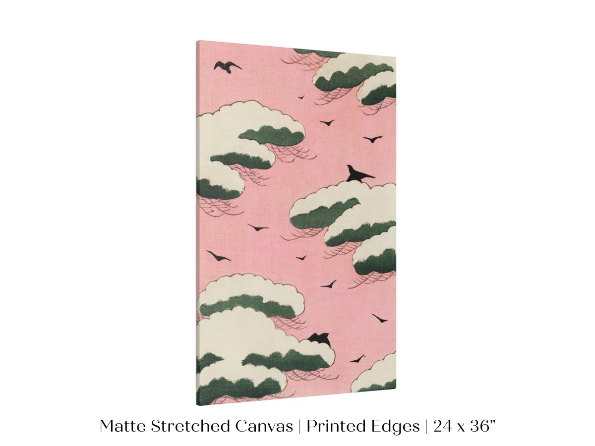 Pink Sky | Japanese Illustration | P135 - Single Art Prints - Piccolo Fiore Prints