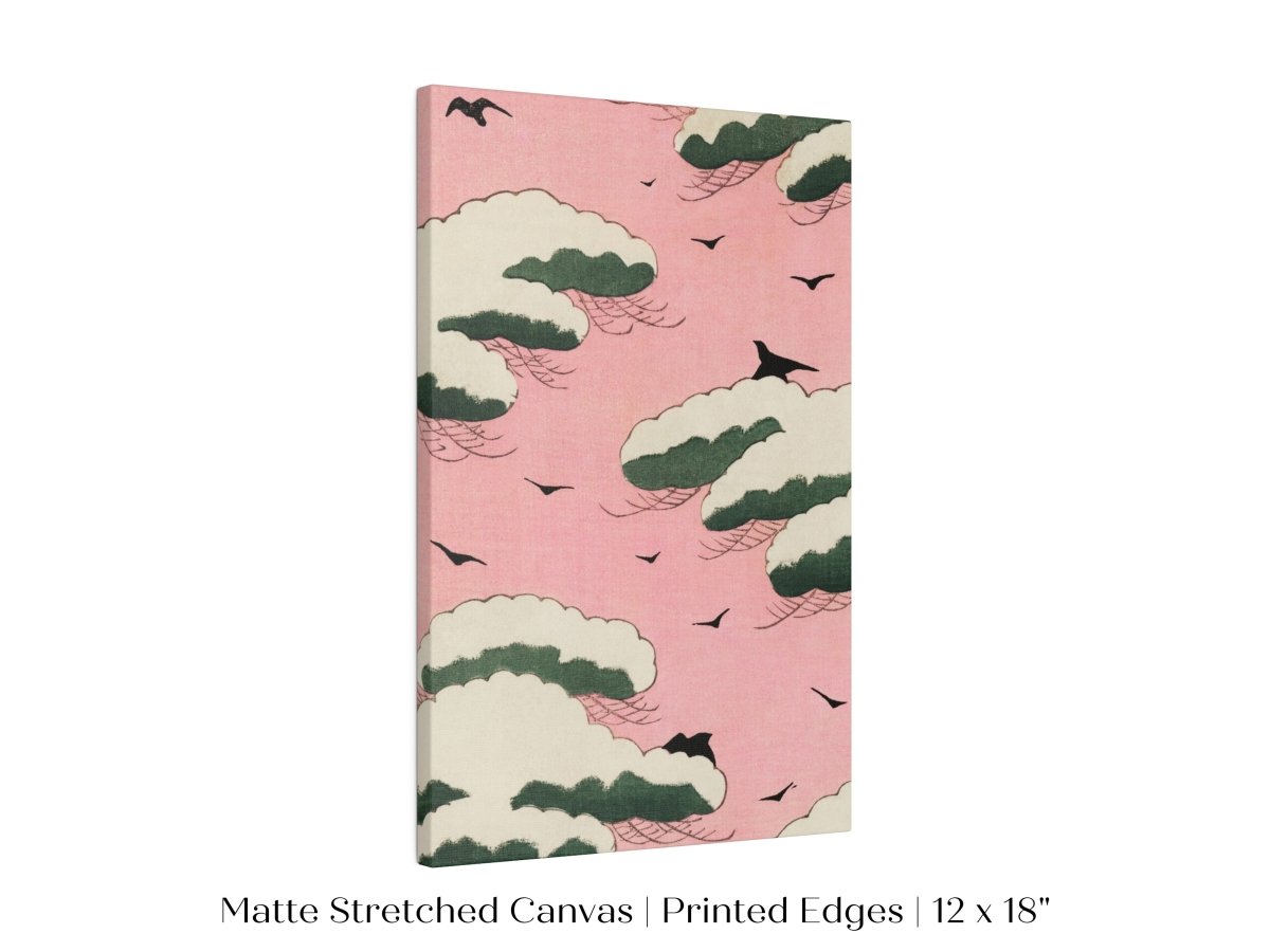Pink Sky | Japanese Illustration | P135 - Single Art Prints - Piccolo Fiore Prints