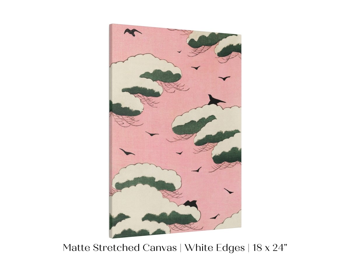 Pink Sky | Japanese Illustration | P135 - Single Art Prints - Piccolo Fiore Prints