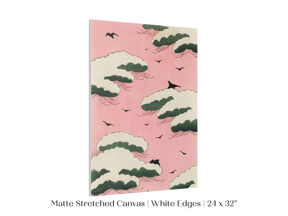 Pink Sky | Japanese Illustration | P135 - Single Art Prints - Piccolo Fiore Prints
