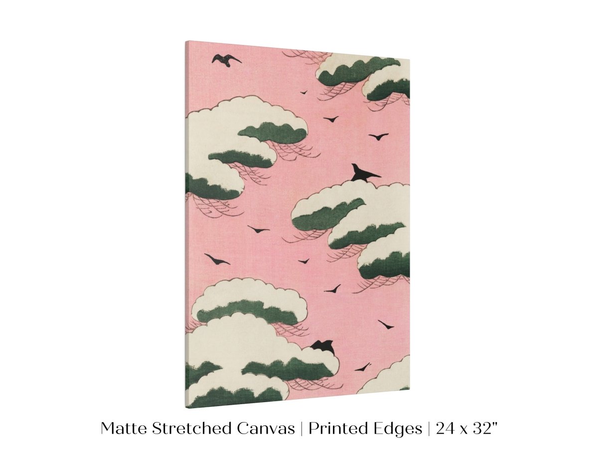 Pink Sky | Japanese Illustration | P135 - Single Art Prints - Piccolo Fiore Prints