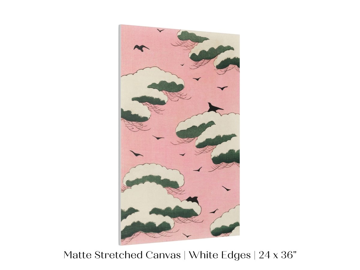 Pink Sky | Japanese Illustration | P135 - Single Art Prints - Piccolo Fiore Prints