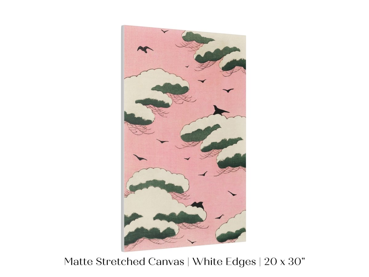 Pink Sky | Japanese Illustration | P135 - Single Art Prints - Piccolo Fiore Prints