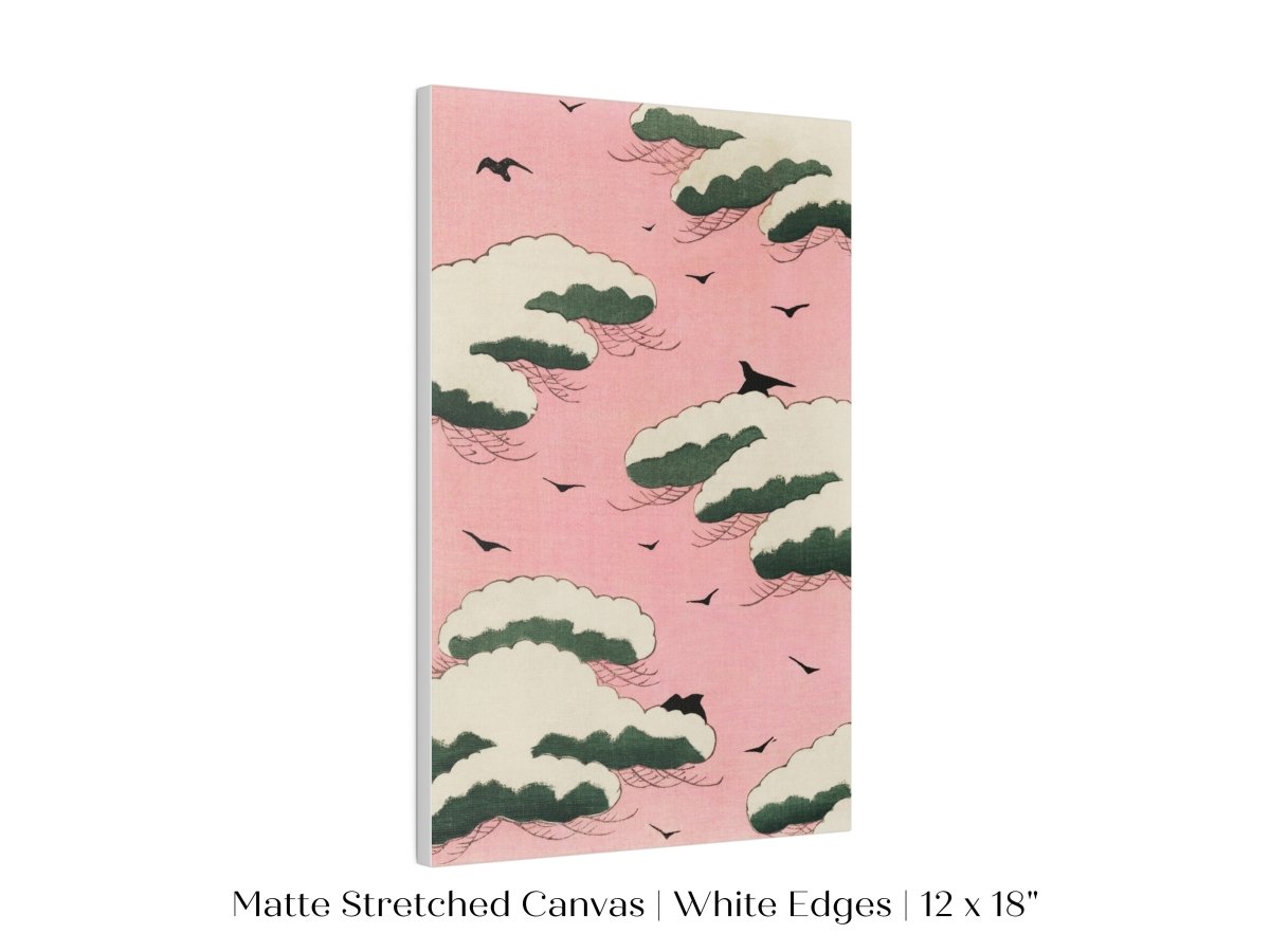 Pink Sky | Japanese Illustration | P135 - Single Art Prints - Piccolo Fiore Prints