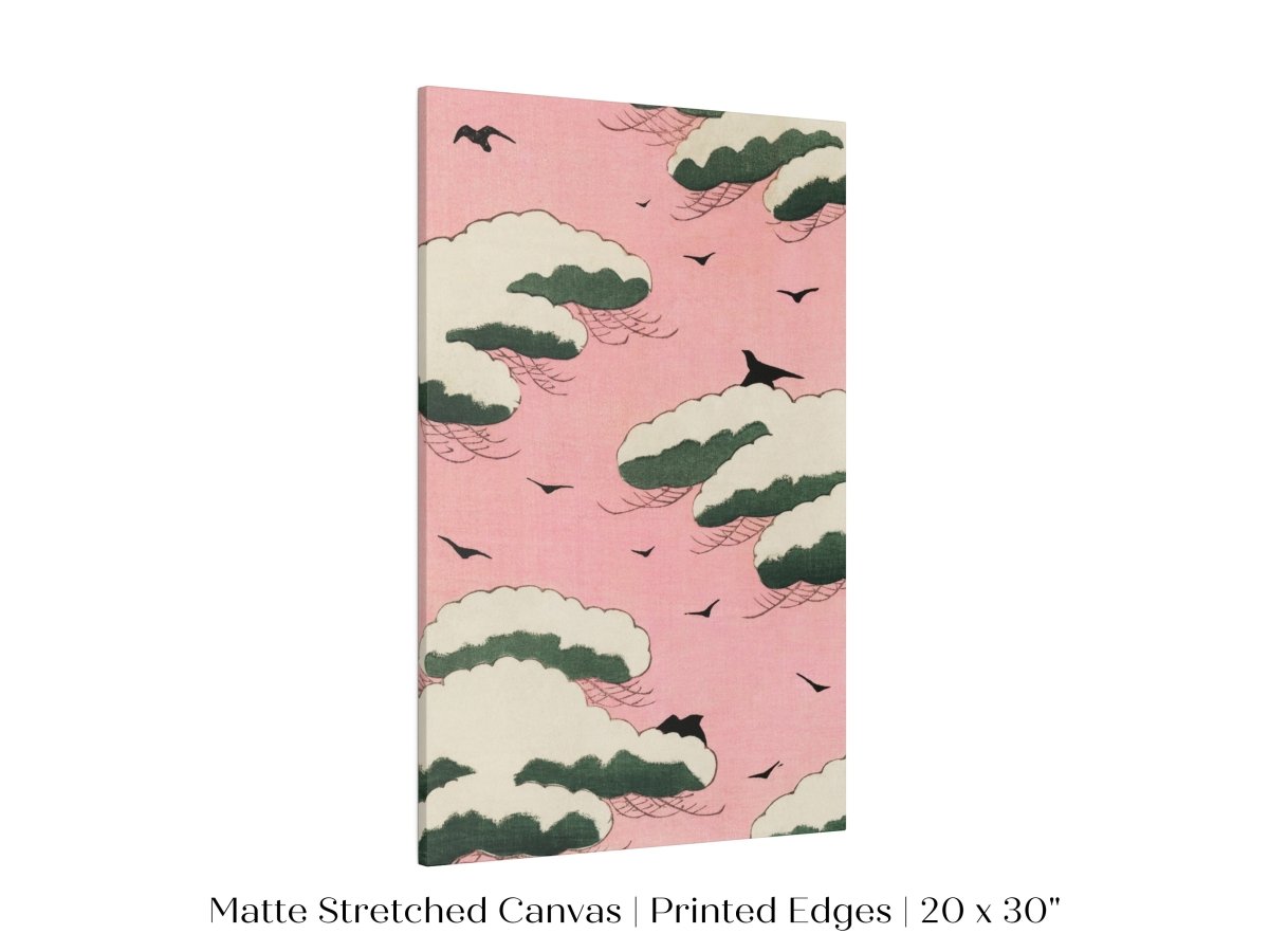Pink Sky | Japanese Illustration | P135 - Single Art Prints - Piccolo Fiore Prints